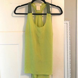 Beaded Lime Green Top